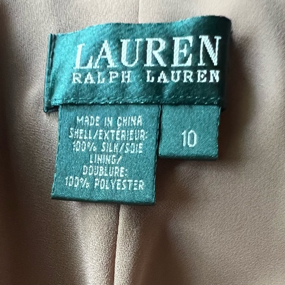 Lauren by Ralph Lauren size 10 stunning gold bias cut maxi dress. - Picture 6 of 10